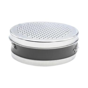 Imagem de ＫＬＫＣＭＳ Ralador de queijo com recipiente de aço inoxidável com recipiente para armazenamento de alimentos, ralador de queijo para batata, vegetais e, Preto