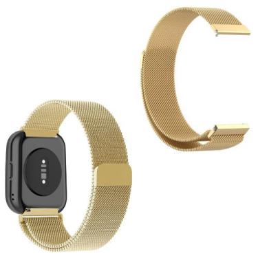 Imagem de Pulseira 22mm metal fecho magnético para Amazfit Bip 6 - Genérica