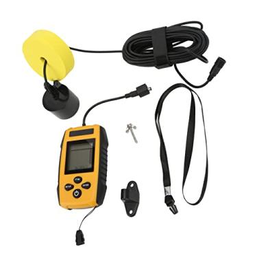 Imagem de Fafeicy Sonar Fish Finder, Detector de Peixes, Localizador de Profundidade Com Fio Com Exibição HD LCD, para Pesca de Barcos água Salgada de Caiaque