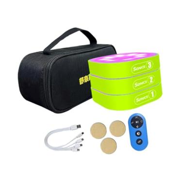 Imagem de Colaxi Luzes de Agilidade de Reação para Crianças Melhoram os Reflexos Esportivos com Bolsa de Armazenamento Portátil para Tênis, Futebol, Boxe e Vôlei, Conjunto de 3 Luzes