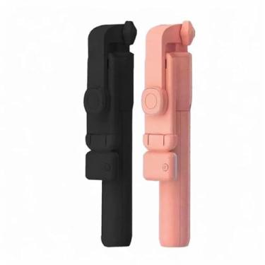 Imagem de Bastão de Selfie com Tripé, LED e Controle Bluetooth – Rotação 360°, Tripé Retrátil, Ideal para Selfies, Lives e Viagens