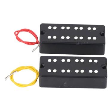 Imagem de Zhjvihx Capturas de Bass Guitars Capturas, Colchas de 4 Cortes de Precisão Bass Humbucker Conjunto para Estilo Elétrico, Estilo Aberto 2 Buracos de Bobina Dupla para 4 String de