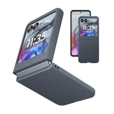 Imagem de Eastcoo Capa Slim Fit Moto Razr 2024, [parte traseira rígida de policarbonato] [sensação fosca] [suporte para carregamento sem fio] capa leve à prova de choque para Motorola Razr 2024/Moto Razr 50 5G