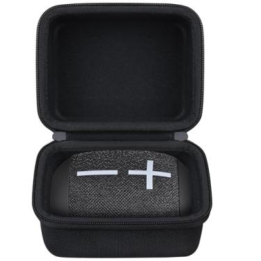 Imagem de Elonbo Estojo de transporte para alto-falante portátil Ultimate Ears WONDERBOOM 4/3/2 Bluetooth à prova d'água, alto-falante sem fio WONDERBOOM 4, bolso de malha extra para cabo de carregamento, preto