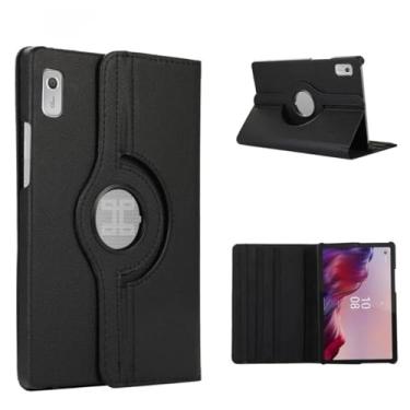 Imagem de Capa de Couro Giratória Para Tablet Lenovo Tab M9 - Phone Palace