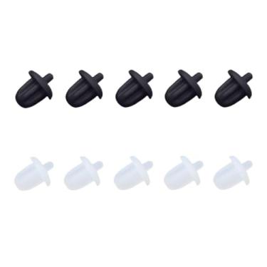 Imagem de CCeCCe Pacote Com 10 Plugues De Entrada Áudio 1/4'' Tampa Borracha Para Porta Fêmea 6,5 Mm E 6,35 Mm, Painel Interface, Terminal Final Pc, Dvd, Microfone, Baixo Elétrico, Amplificador Guitarra, Caix