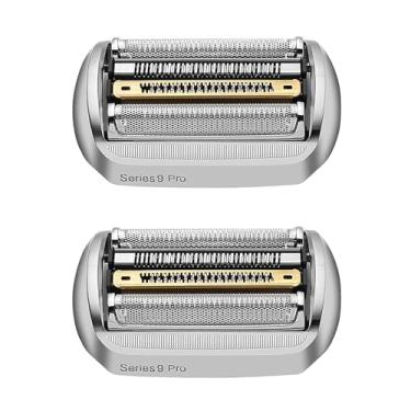 Imagem de 2 pacotes de acessórios de cabeça de barbeador elétrico 94M Series 9 Pro compatível com Braun Series 9 9290cc, 9291cc, 9370cc, 9376cc, 9293s, 9260s, 9295cc, 9385cc, (Versão atualizada)