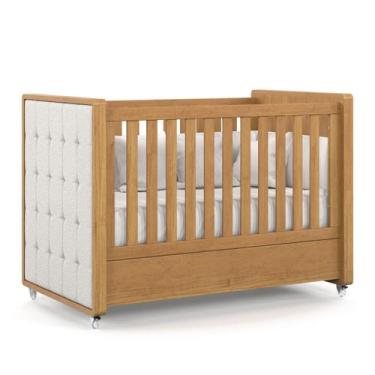 Imagem de Berço Tutto New Americano com Capitone Cor Freijó - Matic