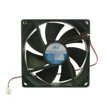 Imagem de Cooler Micro ventilador 90mm 12V com 2 Fios  Silencioso, Ideal para Re