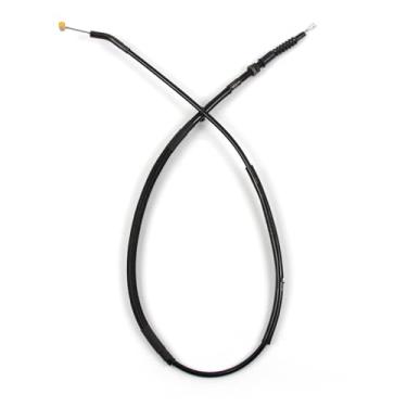 Imagem de Cabo de embreagem preto compatível com Kawasaki Ninja ZX6R 2009-2017, linha de fio inoxidável e borracha