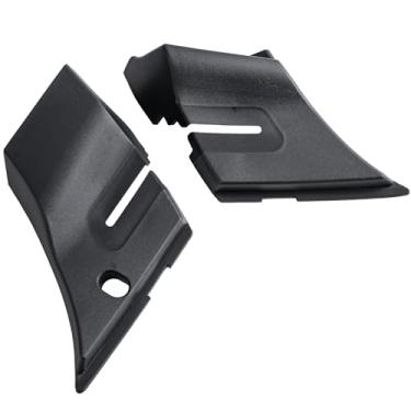 Imagem de LesNau Painel final da tampa do limpador de para-brisa 15946003 15946004 compatível com GMC Sierra 1500 2500 HD 3500 HD 3500 HD 2007-2013, 1 par de grade de entrada de ar preta esquerda e direita