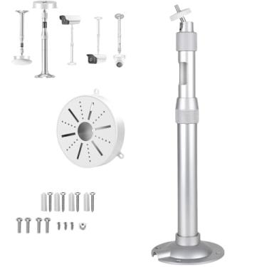 Imagem de Suporte de teto giratório de inclinação ajustável de 20 a 40 cm para câmera TP-Link/Mercury/H3C/Huawei Dome - haste de extensão AP de queda longa com suporte de vigilância resistente