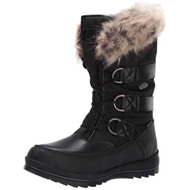 Imagem de Lugz Bota feminina Tundra Chukka, Preto/marrom escuro/creme, 6.5
