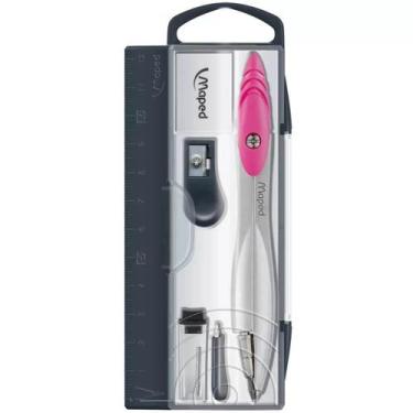 Imagem de Compasso Maped Study 5 Pcs, Rosa