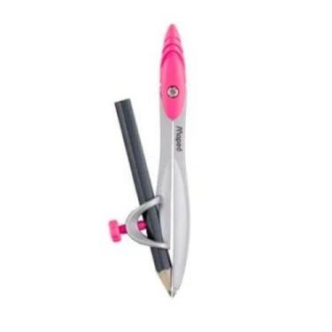 Imagem de Compasso Maped Study Com Lapis, Rosa