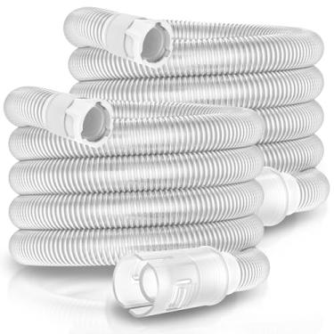 Imagem de 2 pacotes de substituição compatíveis com ResMed AirMini, mangueira flexível e portátil IDEAR para conector P10/F20/N20 para AirMini, ajuste perfeito e suprimentos CPAP sem vazamentos (2)