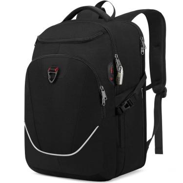 Imagem de Mochila de viagem para laptop Della Gao Anti Theft 36L 17 polegadas preta