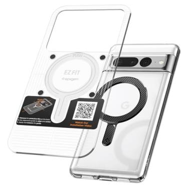 Imagem de Spigen Adaptador de placa de anel magnético para MagSafe compatível com acessórios MagSafe Carregador sem fio para iPhone 16/15/14/13/12/11, Pixel 9, Samsung Galaxy Z Fold/Z Flip/S e mais 1 pacote -