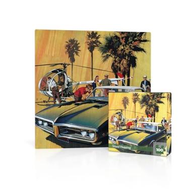 Imagem de New York Puzzle Company - General Motors Island Hopping Mini - Quebra-cabeça de 100 peças para adultos