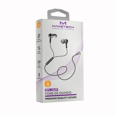 Imagem de Fone de Ouvido Maketech Lightning Com Fio Epl 152P