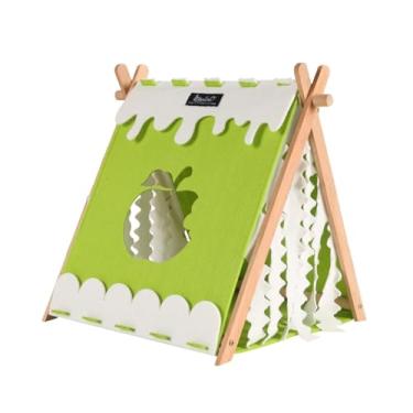 Imagem de KiBcsLic de hamster, casa de porquinho-da-índia, cabana de brincar, tenda para, acessórios para gaiola, abrigo para animais de estimação para