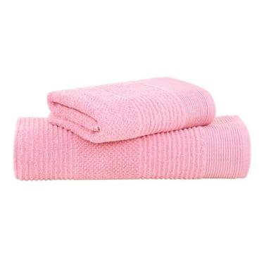 Imagem de Jogo de Toalhas Buddemeyer Maya Extra Soft Banho Rosa 2 peças