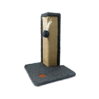 Imagem de Arranhador São Benedito Pet Protetor de Cantos e Sofá Cinza