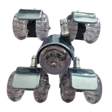 Imagem de Rodizio Para Cadeira De Escritório Cromado Roda Gel Kit S91