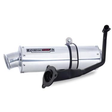 Imagem de Escape / Ponteira Coyote RS3 Alumínio Oval - CB 300 F Twister, Polido