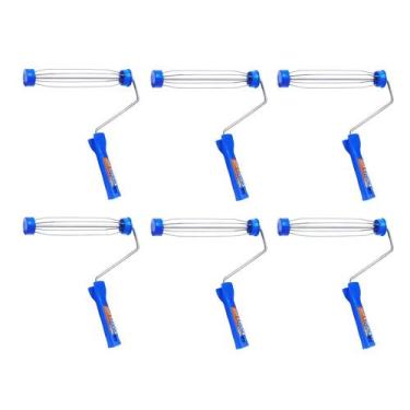 Imagem de Kit 6 Cabos Aramados/Gaiola para Rolo de Pintura 23cm Castor