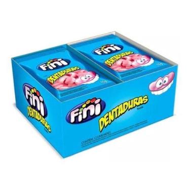 Imagem de Bala De Gelatina Fini Mini C/12 Cada - Div. Sabores, Dentaduras