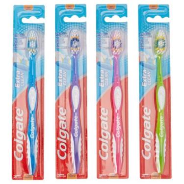 Imagem de Escova de dentes Colgate Extra Clean Full Head Soft (pacote com 12)