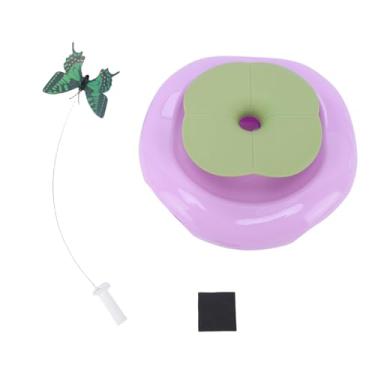Imagem de Pssopp Toys de Gatos de Gato Provocando Borboleta Elétrica, Interativo Automático e Interessante Gatinho Brincar de Brinquedo de Teaser para Gatos Internos