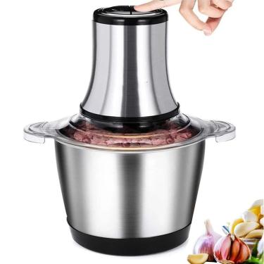 Imagem de Processador Triturador Aliemntos Eletrico Moedor Carne Verduras Legumes Vegetais Tempero Cozinha Cocçao Restaurante