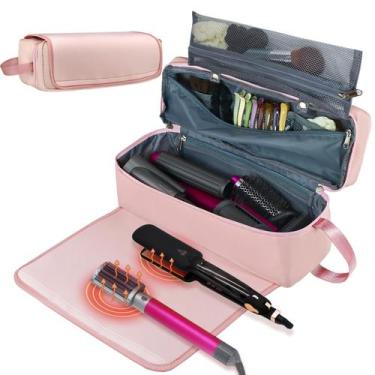 Imagem de Bolsa de viagem para ferramentas de cabelo FAMOPLAY com almofada resis
