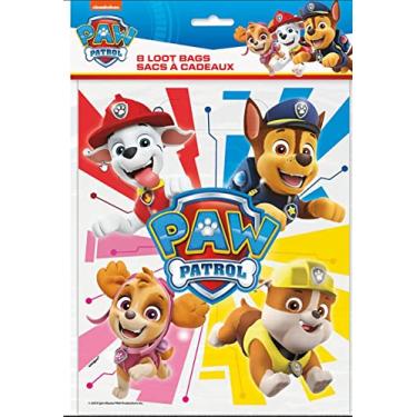 Imagem de Unique Bolsa de loot da Patrulha de Filhotes de Cachorro Canina - Bolsa infantil para festas de aniversário - Patrulha Canina Sacs a cadeaux pour Enfant Patrouille 8ct Goodie Bag