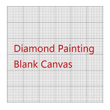 Imagem de OneHippo 5 peças/lote 30 x 40 cm tela de pintura de diamante com cola, tela quadriculada em branco redonda/quadrada para arte personalizada