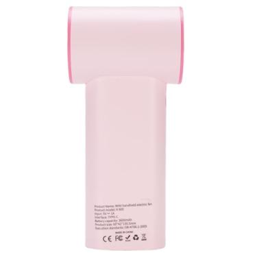 Imagem de aqxreight Ventilador Portátil Portátil Mini Ventilador de Bolso Com 3600mAh Velocidade de Bateria Velocidade Display Digital Ajustável USB Recarregável para Camping de Viagens Ao Ar Livre (Rosa)