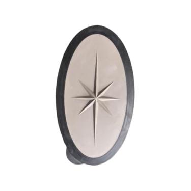 Imagem de de escotilha oval antiderrapante ABS de convés marinha adequada para canoa de esportes aquáticos,