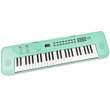 Imagem de RockJam Teclado de piano USB de 49 teclas com aulas e adesivos para palestras