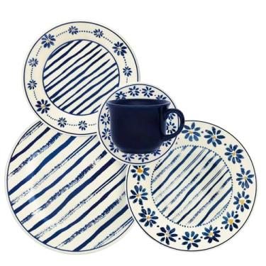 Imagem de Oxford Aparelho De Jantar 30 Peças Donna 24 Margaridas