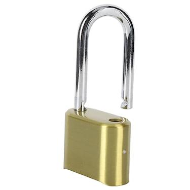 Imagem de Zhjvihx Padlock de Combinação Pesada, Liga de Zinco à Prova de Clima Seguro de Alta Dureza 4 Dígitos Combinação de Cadeado à Prova de Corrosão para Portas de Quintal