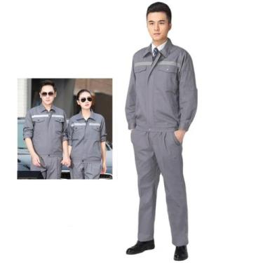 Imagem de Conjunto Uniforme Faixa Refletiva EPI Profissional Segurança do Trabal