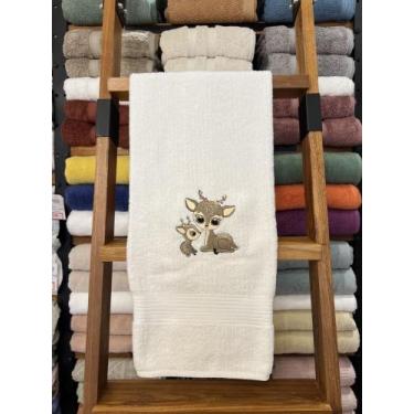 Imagem de Toalha de Banho Infantil Bordada Bambi - MADAME MARIE