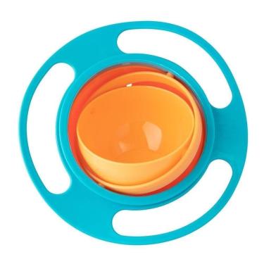 Imagem de Comedouro Pet Giratório Pratinho Anti Sujeira Alimentador Cachorro Gato Bebedouro Tigela Mágica Comida verde