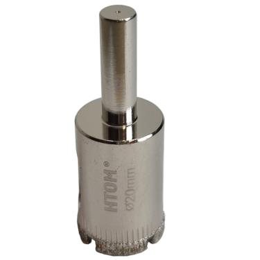 Imagem de Serra Copo Diamantada 20Mm Porcelanato Cerâmica Vidro Htom