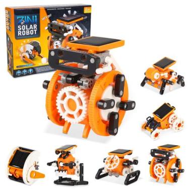 Imagem de Kit científico 7 em 1 do robô de energia solar Toy Dreamon para crianç