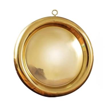 Imagem de Espelho Bagua côncavo taoísta, espelho Taiji Bagua espelho plano cobre Feng Shui Bagua espelho Taiji enfeites pendurados decoração de casa artesanato