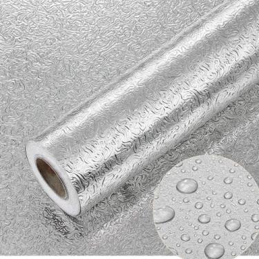 Imagem de Adesivo Metálico Impermeável Cozinha Resistente Calor 5m - Wiki Home, 