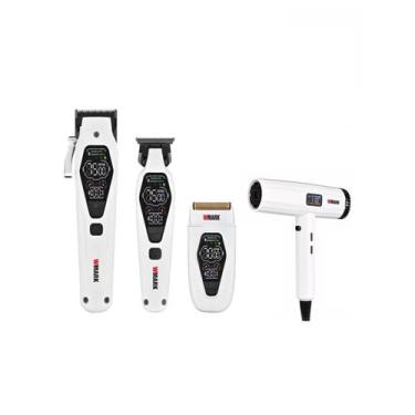 Imagem de Kit de maquina Cabelo Profissional WMARK NG 7602 + Secador NG 9106W, 2